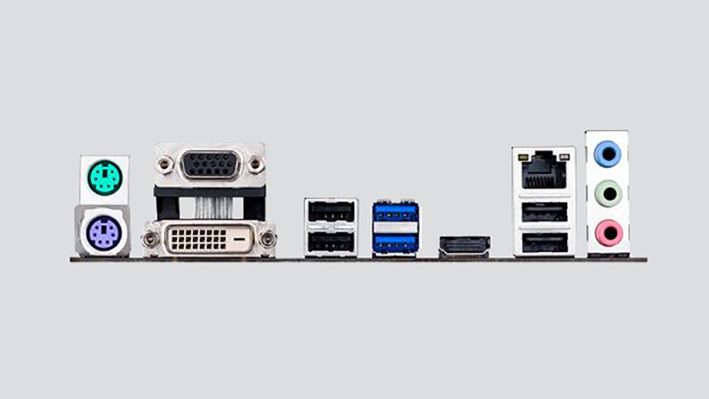Motherboards determine all the ports accessible for us. (Image: ASUS)